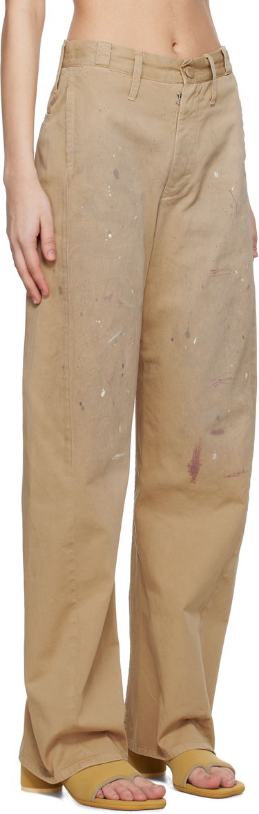 Карго панталони Maison Margiela MM6 Maison Margiela Tailored Painter Trousers Бежово | S62KB0230 M35435, 1