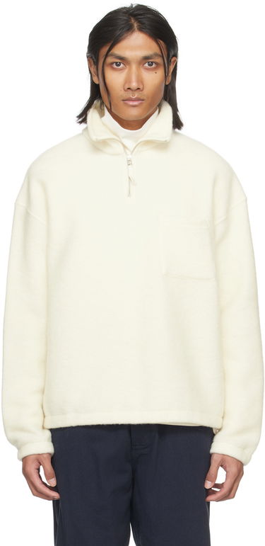 Суитчър Universal Works Universal Works Ramsay Fleece Pullover Бяло | P2945, 0
