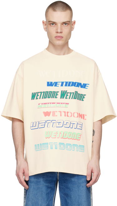 Тениска We11done Printed T-Shirt Бежово | WD-TT3-21-801-U-IV, 0