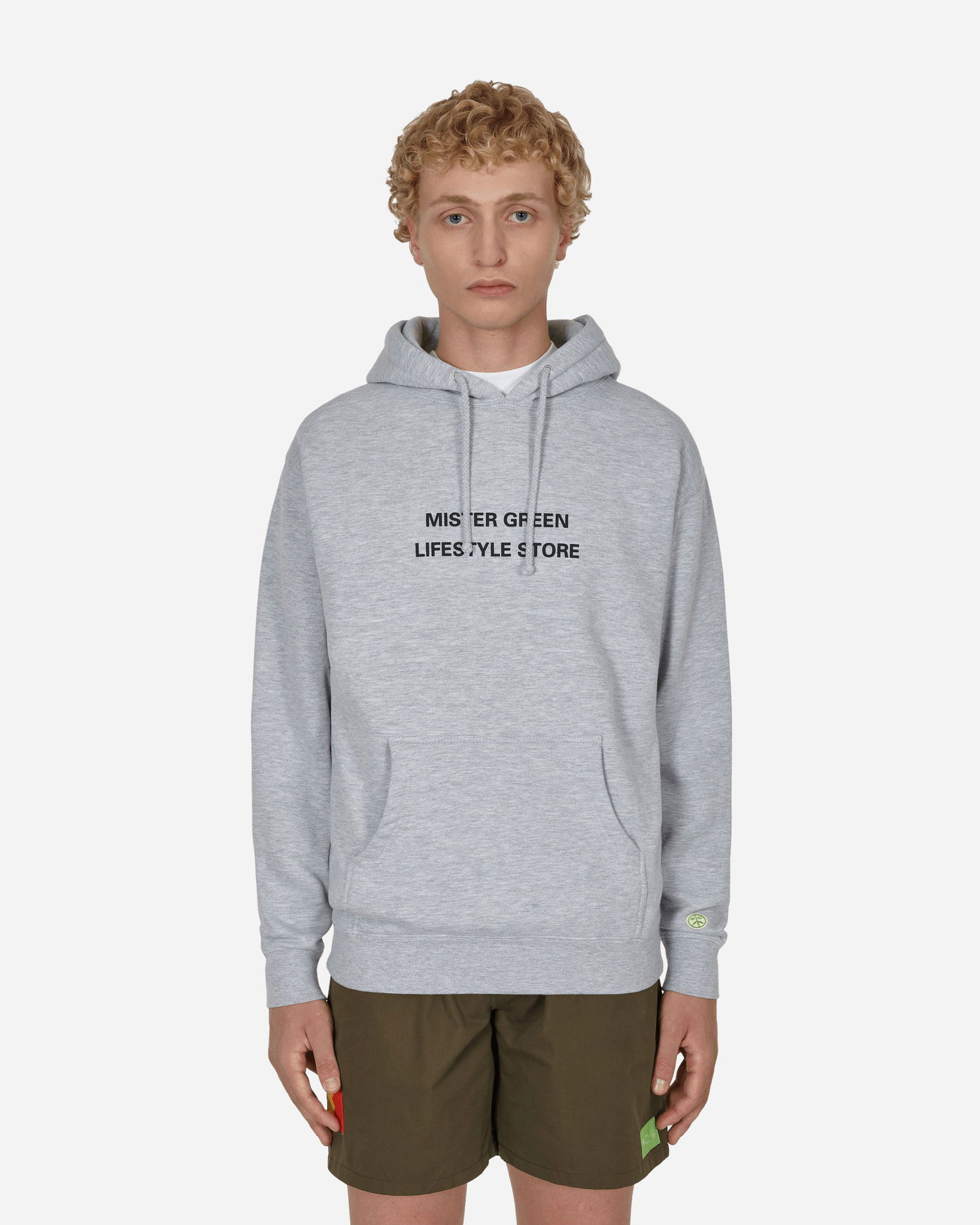Суитчър Mister Green N°1 Hooded Sweatshirt Сиво | MGN1HOODIE 001, 0