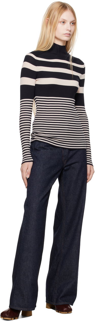Пуловер Moncler Moncler Striped Wool Turtleneck Многоцветен | K10939F00002M1180, 4