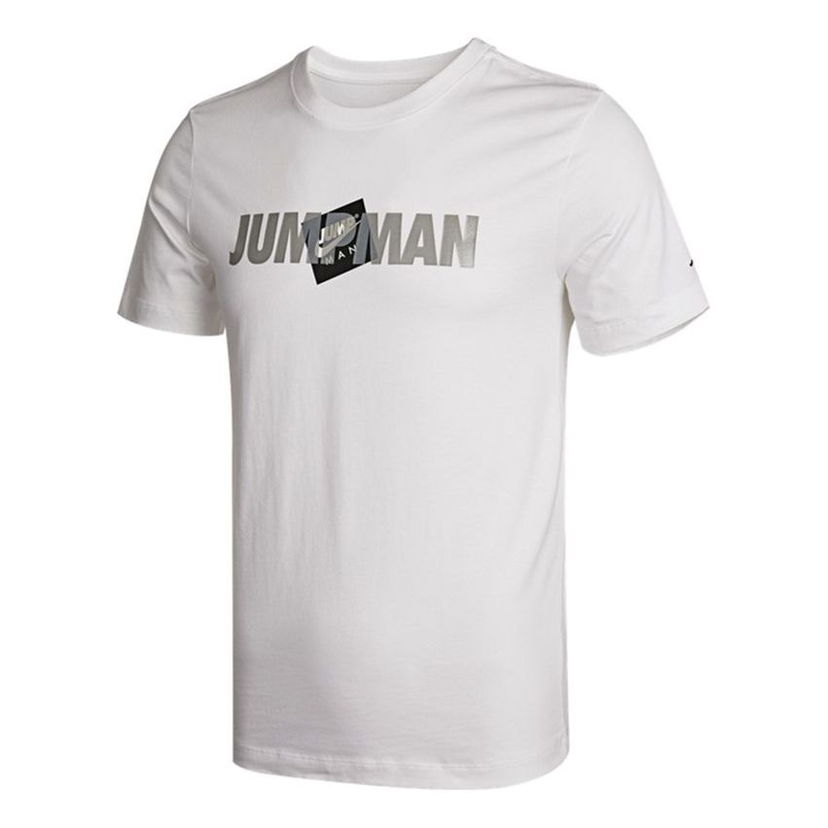 Тениска Nike Crew Neck Cotton T-Shirt Бяло | CV3406-101