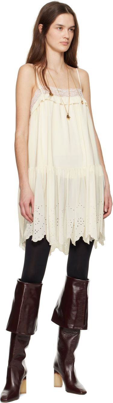 Облекло CHLOÉ Chloé Georgia Heeled Tall Boots Бургунди | CHC25S07YQJ, 4