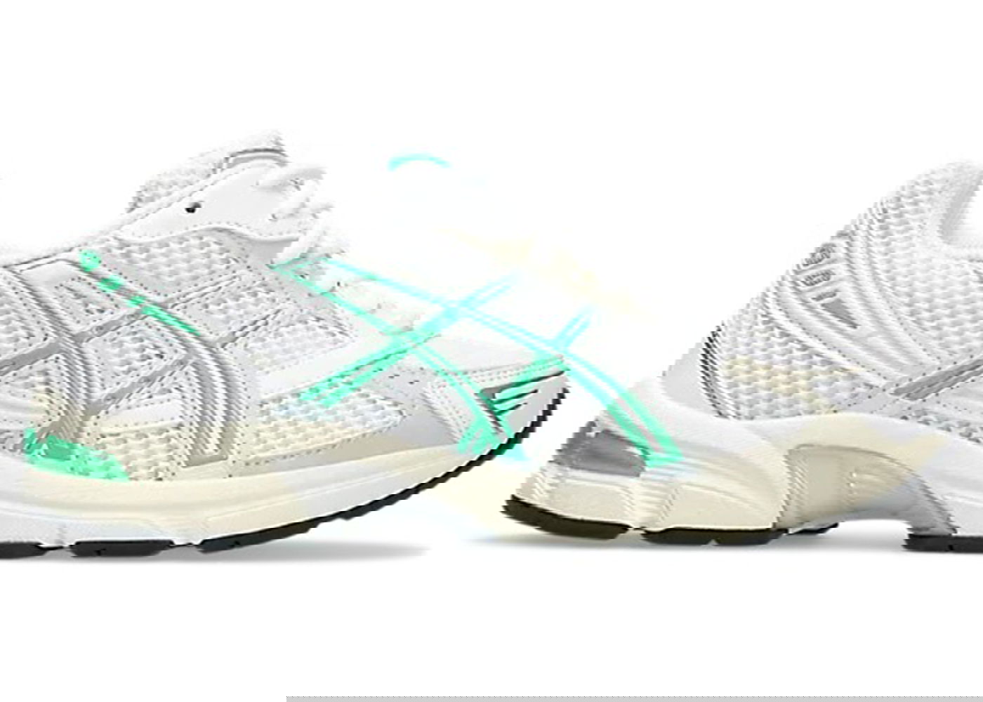 Кецове и обувки Asics Gel-1130 White Malachite Green Off White Midsole (Women's) Сиво | 1202A164-114, 0