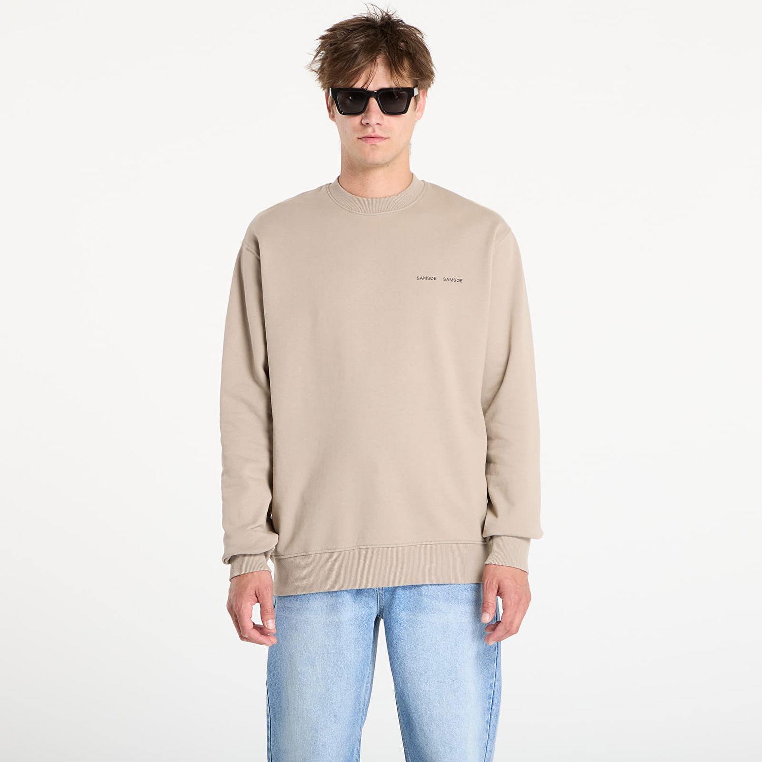 Суитчър Samsoe Samsoe Samsøe Samsøe Norsbro Crew Neck Sweatshirt Бежово | M00018103_170205TCX, 0