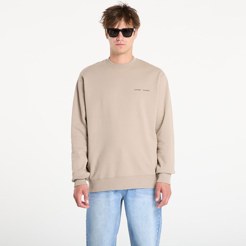 Суитчър Samsoe Samsoe Samsøe Samsøe Norsbro Crew Neck Sweatshirt Бежово | M00018103_170205TCX