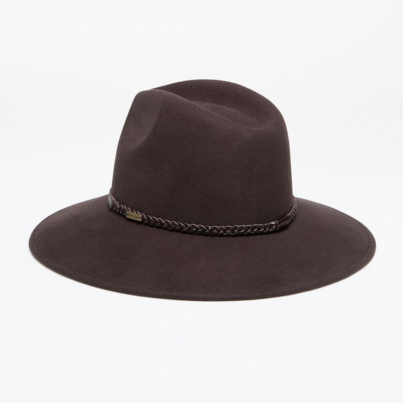 Шапка Barbour Felt Tack Fedora with Braided Band Кафяво | LHA0217BR31