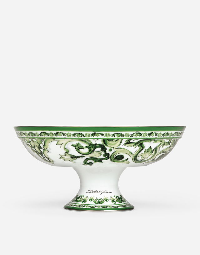Porcelain Fruit Bowl Centerpiece Serving Bowl