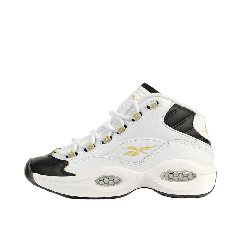 Кецове и обувки Reebok Question Mid Black Toe Бяло | EG6274