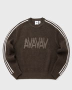 AVAVAV Crew Neck Striped Knit Sweater