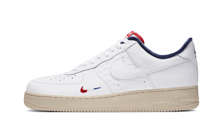 Кецове и обувки Nike Kith x Air Force 1 Low "France" Бяло | CZ7927-100, 0