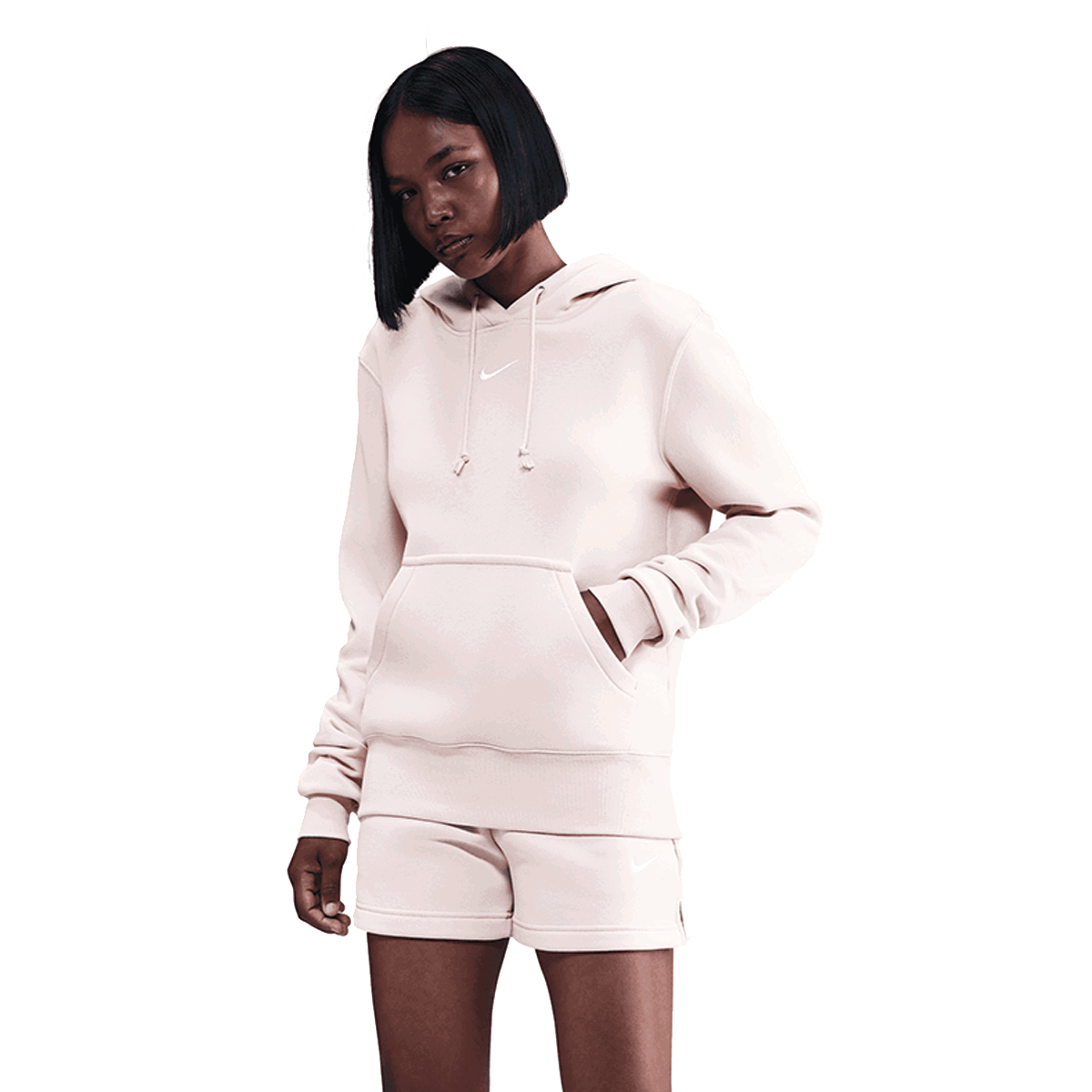 Суитчър Nike Phoenix Fleece Standard Fit Hoodie Розово | HF6839-667, 0
