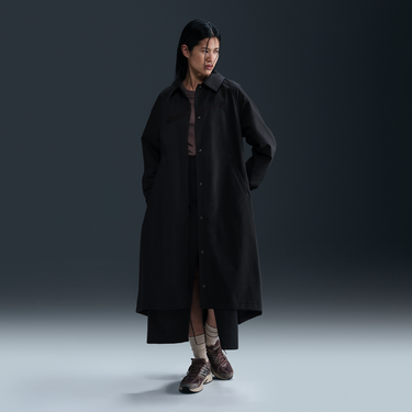 Дъждобран Nike Nike Sportswear Collection Loose Fit Twill Trench Coat Черно | HF9412-010, 0