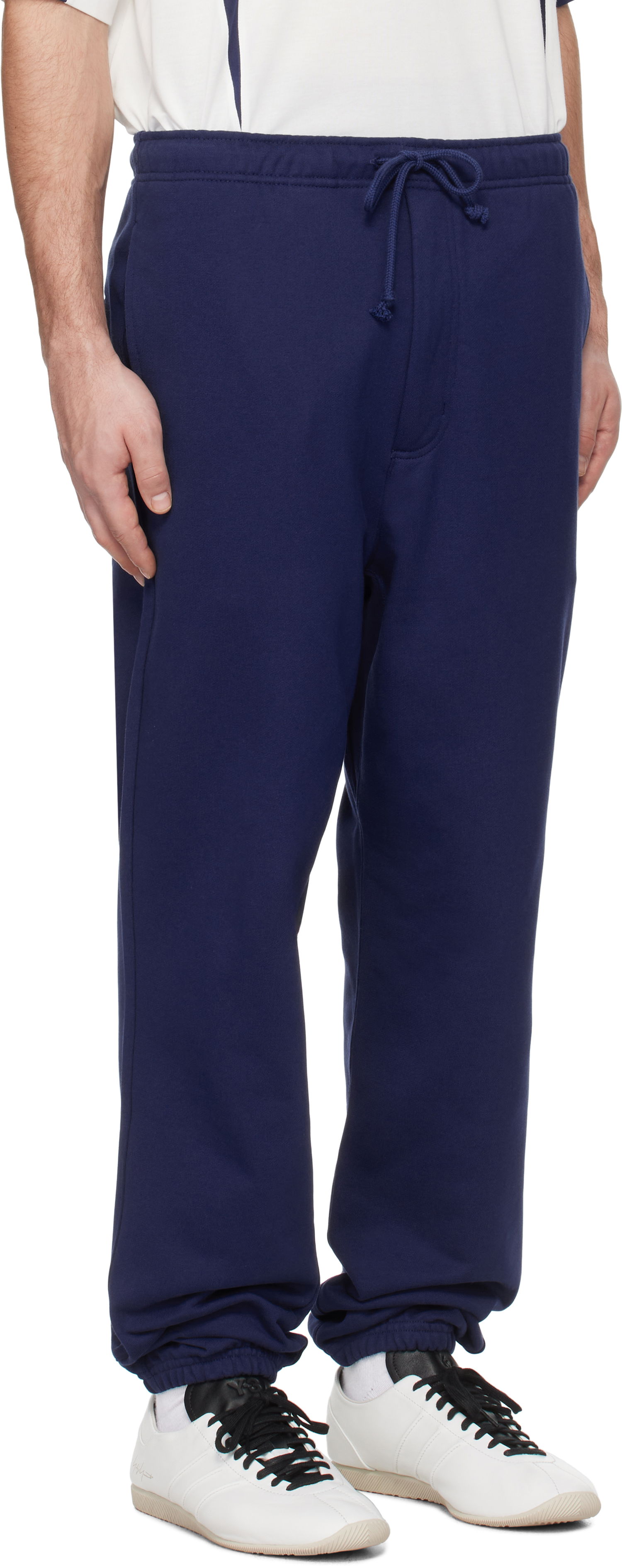 Спортни панталони Y-3 Y-3 French Terry Sweatpants Тъмно синьо | JM7865, 1