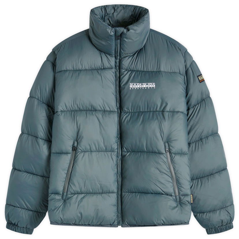 Пухо яке Napapijri Logo Puffer Jacket Green Зелено | NP0A4GJFG1S1