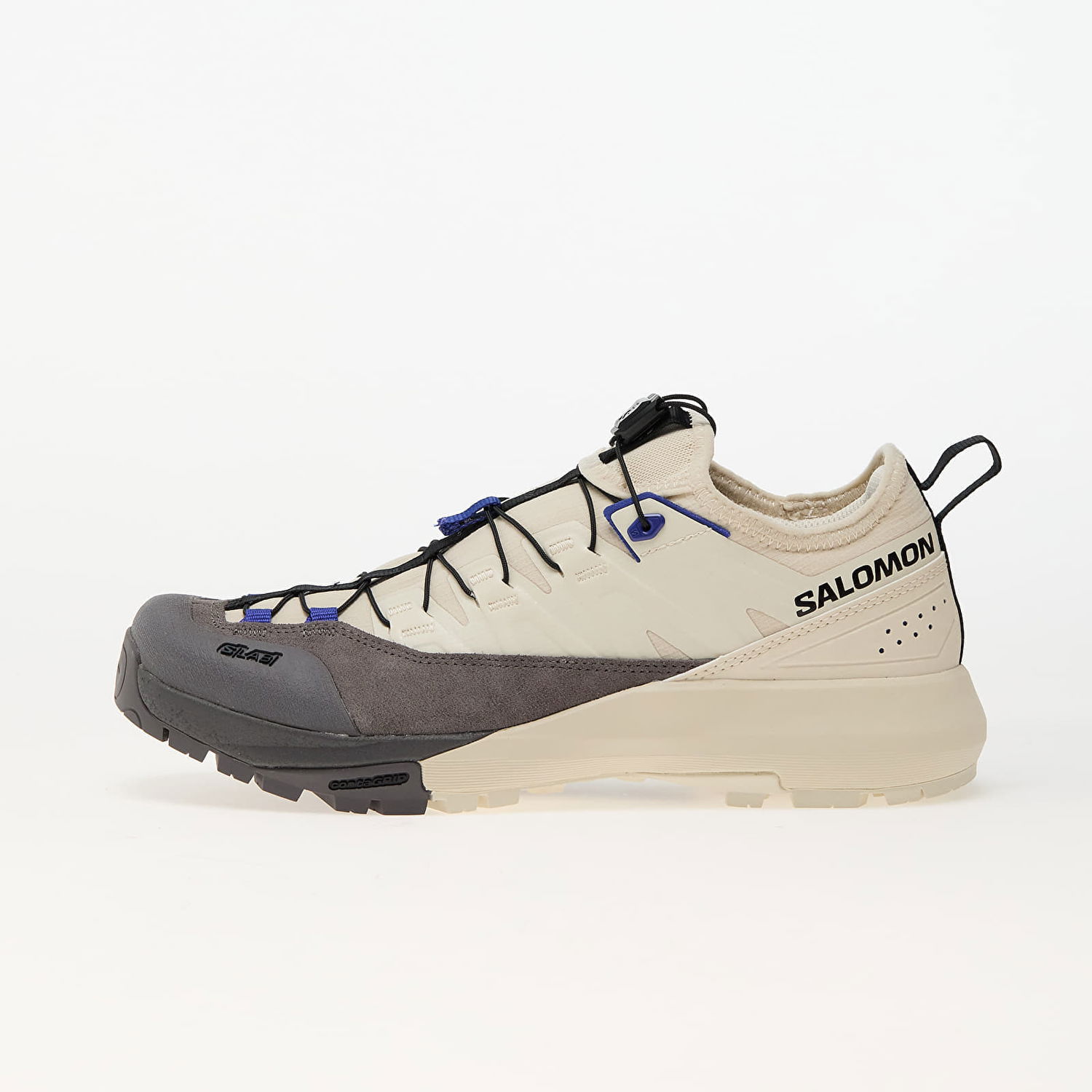 Кецове и обувки Salomon Alpinway Advanced Almond Milk/ Plum Kitten/ Clematis Blue Бежово | L47595600, 0