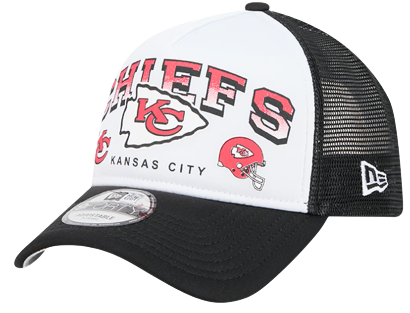 Шапка с козирка New Era NFL Kansas City Chiefs 9FORTY Adjustable Trucker Cap Многоцветен | 60573562-60573562