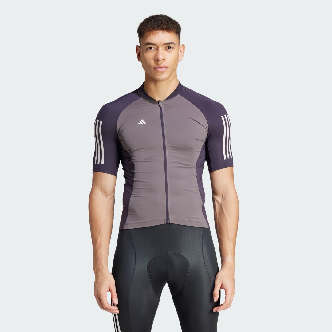 Фланелка adidas Performance Essentials 3-Stripes Cycling Сиво | IT3425, 0