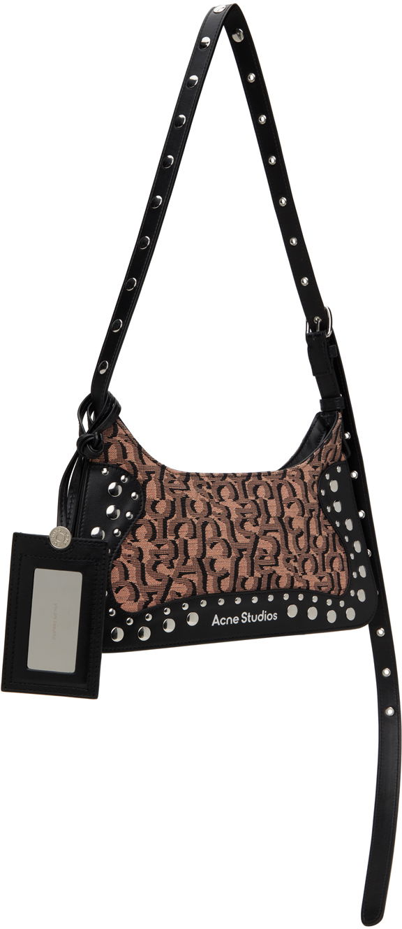 Дамска чанта Acne Studios Acne Studios Monogram Platt Mini Bag Кафяво | A10211-, 1