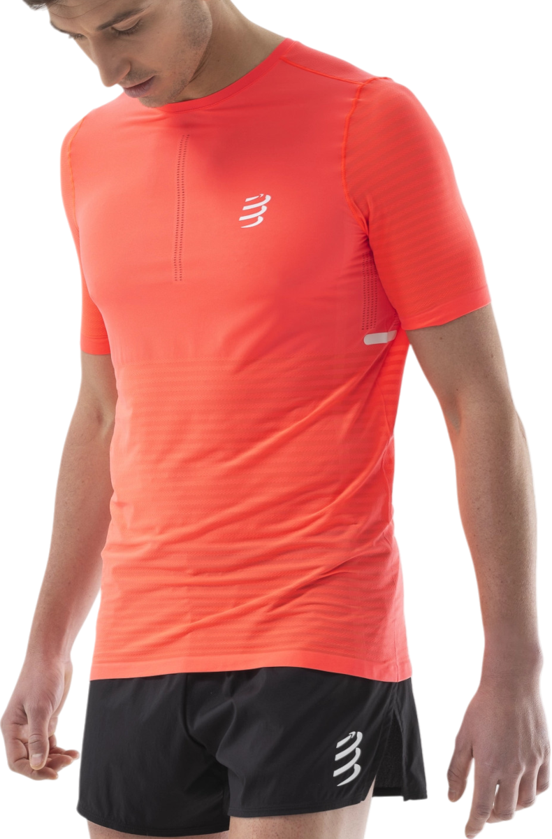 Тениска Compressport Pro Racing Short Sleeve T-Shirt Оранжево
 | atsm3613090, 0
