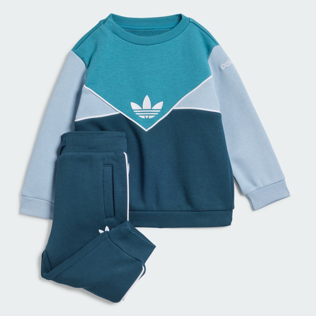 Комплект adidas Performance Adicolor Crew Set Синьо | IJ9835, 0
