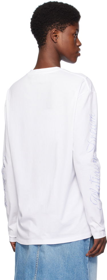 Тениска Stella McCartney Stella McCartney Graphic Long Sleeve T-Shirt Бяло | 6J01613SPY83, 2