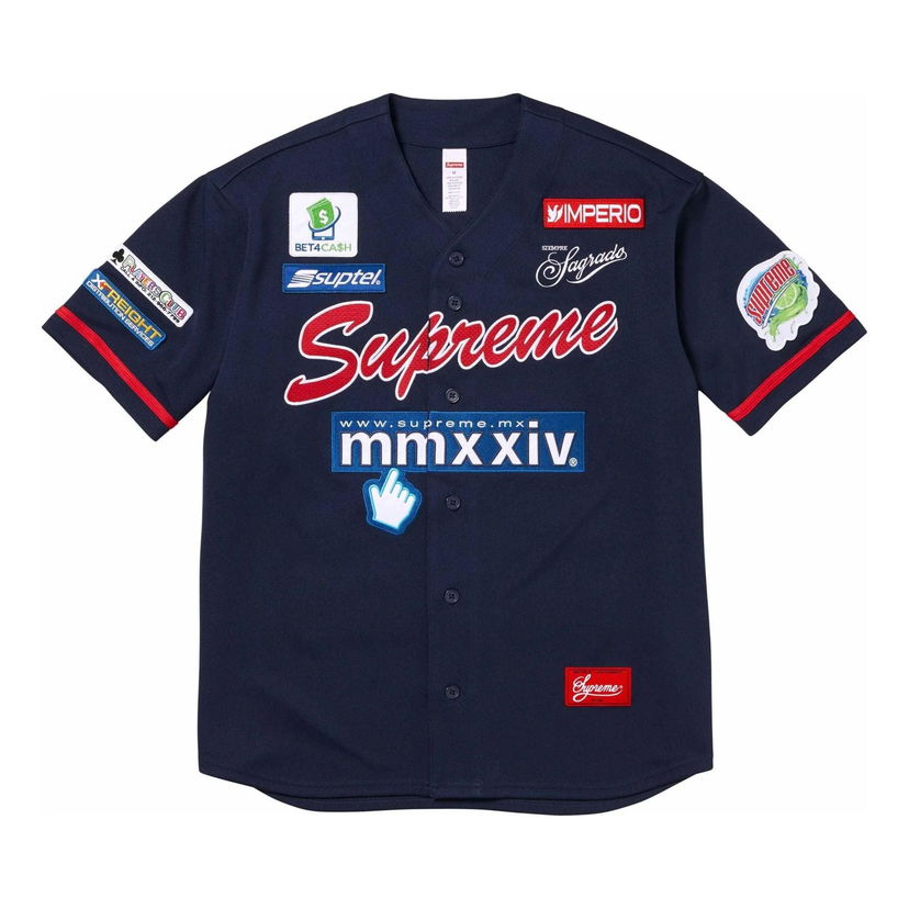 Риза Supreme Chosen One Baseball Jersey Синьо | SUP-SS24-062