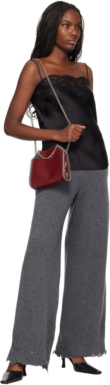 Чанта през рамо Stella McCartney Tiny Falabella Shoulder Bag Бургунди | 391698WP0495, 3