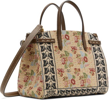Дамска чанта Valentino Valentino Garavani Antibes Small Shopping Tote Бежово | 6W2B0R20KDG, 2