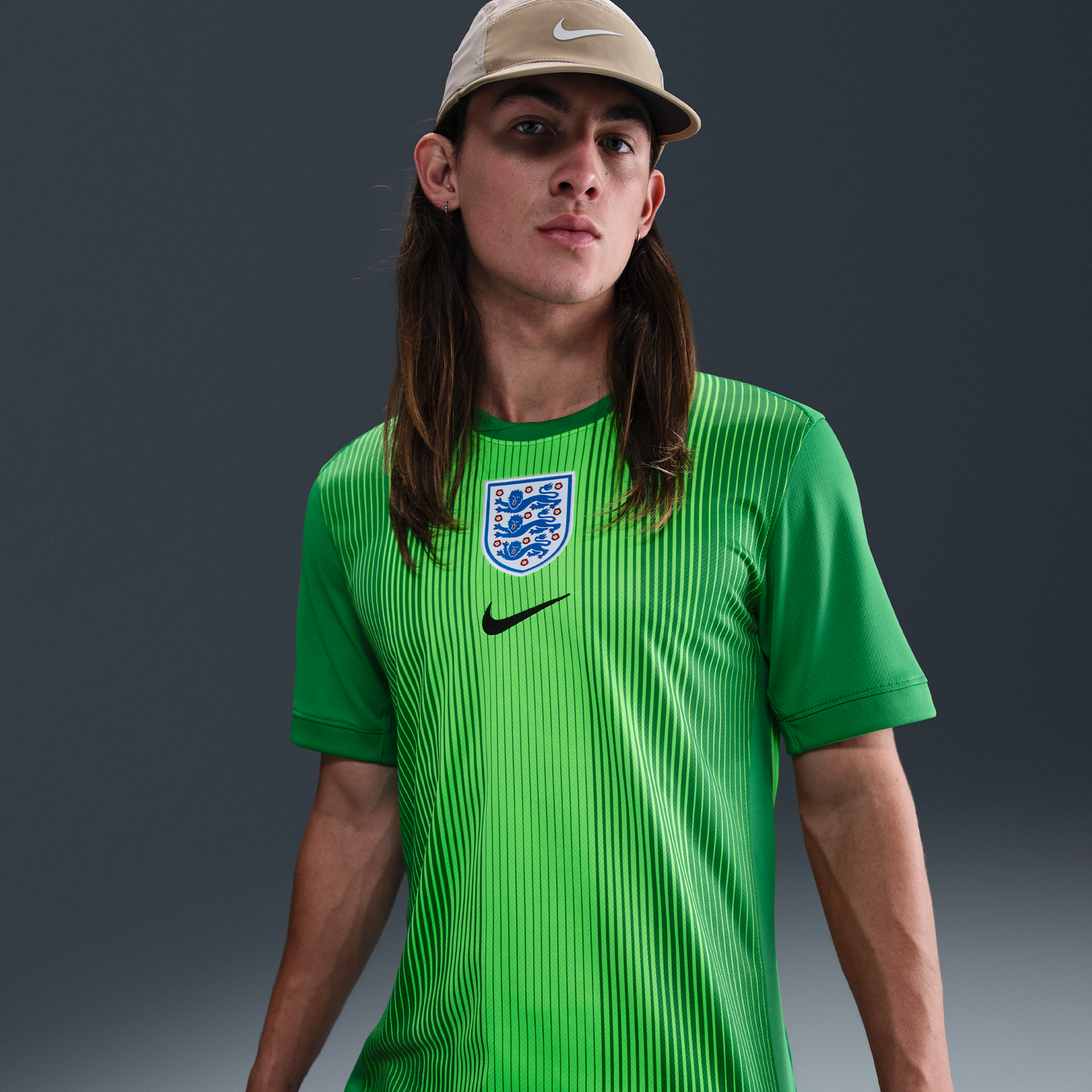 Фланелка Nike England 2025/26 Stadium Replica Dri-FIT Goalkeeper Jersey Зелено | IF3953-310, 0