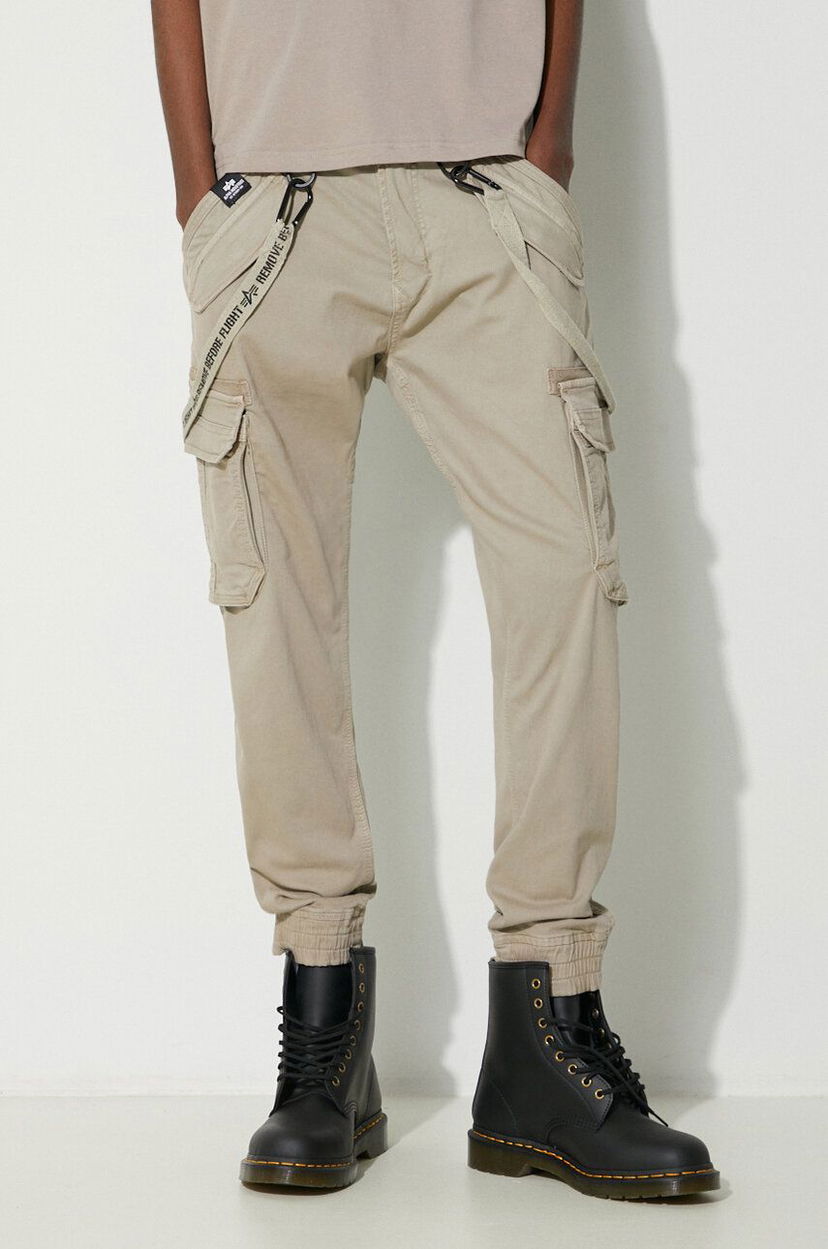 Карго панталони Alpha Industries Utility Slim Cargo Pants Бежово | 128202