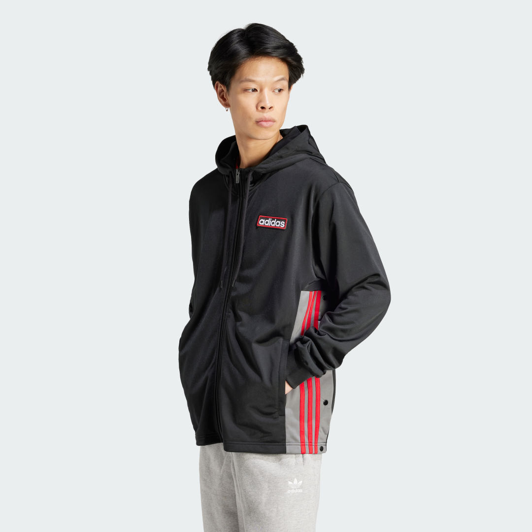 Суитчър adidas Originals Adicolor Adibreak Full-Zip Hoodie Черно | IM8209, 0
