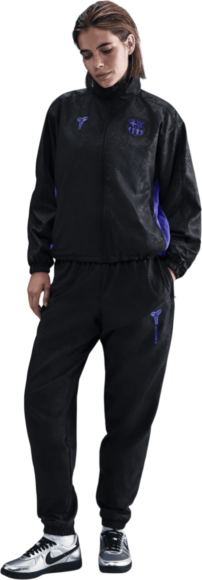 Спортни панталони Nike Kobe x FC Barcelona Graphic Track Pants 2025/26 Women Черно | hq7520-010, 1