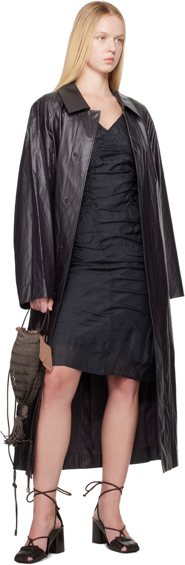 Дъждобран LEMAIRE Lemaire Light Belted Coat Черно | CO1103 LF1381, 3
