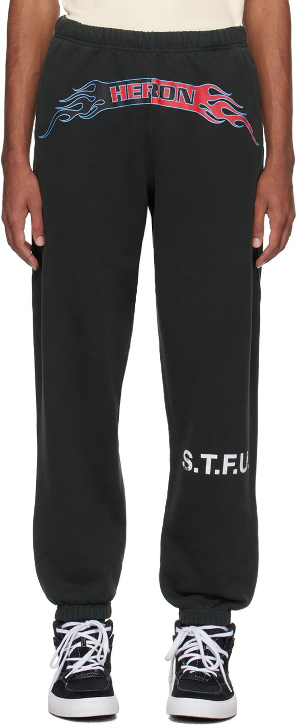 Спортни панталони HERON PRESTON Flaming Sweatpants Черно | HMCH027F23JER0031025, 0