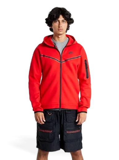 Суитчър Nike Tech Fleece Full-Zip Hoodie Червено | CU4489-687