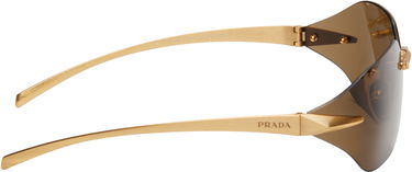 Слънчеви очила Prada Wrap Around Metal Sunglasses Кафяво | 0PR A55S 8056597958486, 1