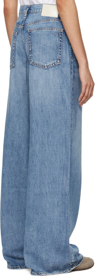 Дънки rag & bone Rag & Bone 'The Sofie' High-Rise Ultra Wide Leg Jeans Синьо | WDD24F29521FBE, 2