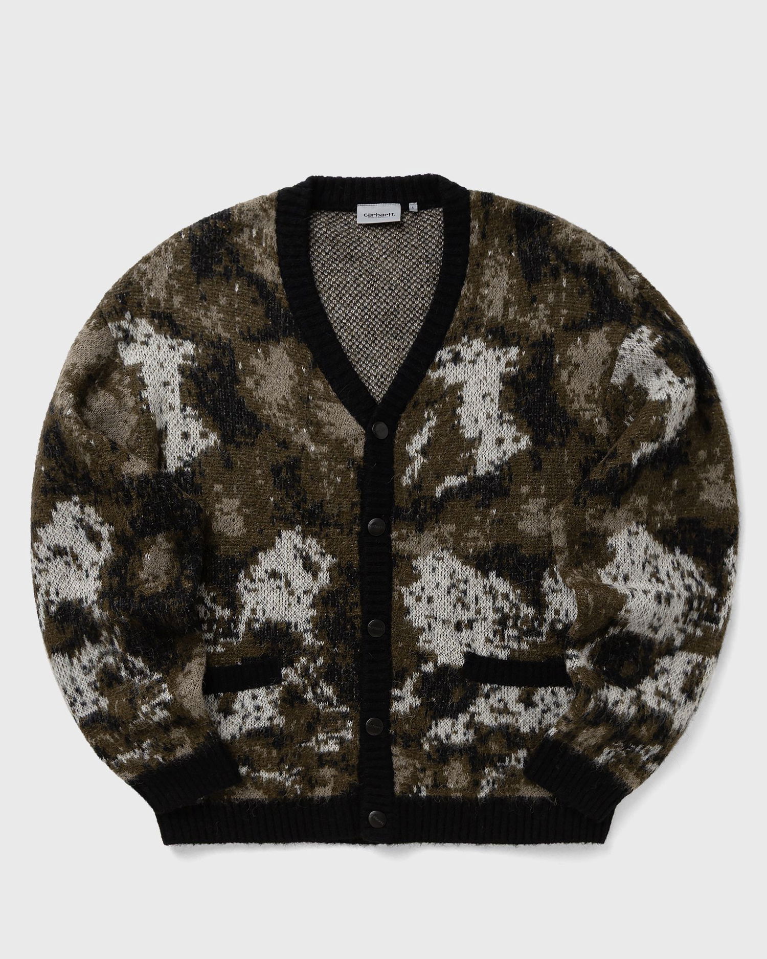 Пуловер Carhartt WIP Merton Camo Knit V-Neck Cardigan Многоцветен | I035391-38X.XX, 0