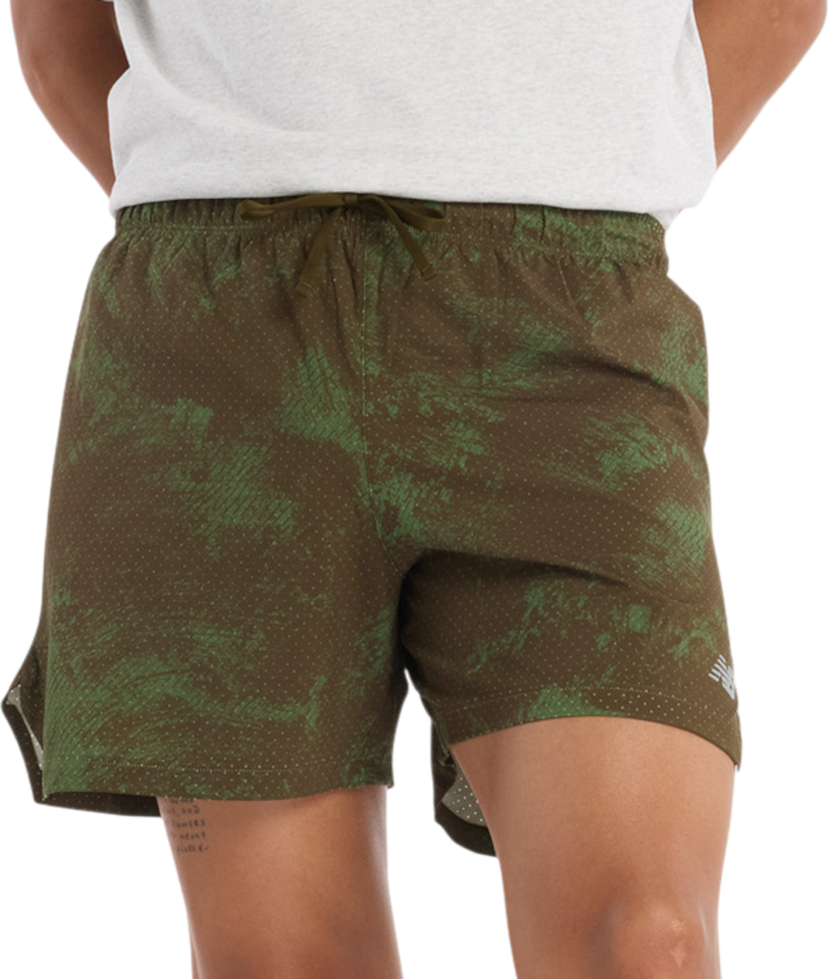 Къси панталони New Balance RC Printed Running Short 5 Многоцветен | ms43285-wdl