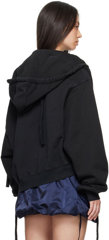 Суитчър Ottolinger Ottolinger Deconstructed Hoodie Черно | 1150203921, 2