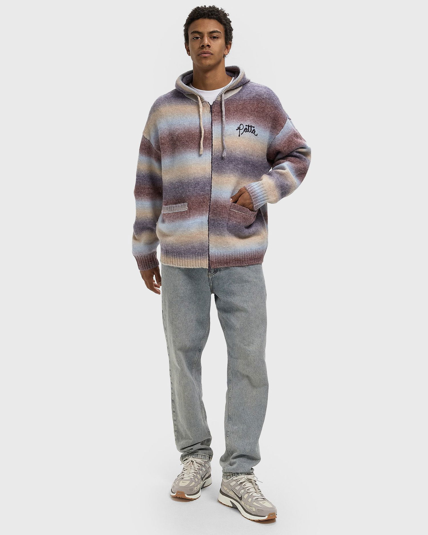 Суитчър Patta Space Dye Knitted Hooded Sweater Многоцветен | POC-AW25-7000-308-0006-084, 1