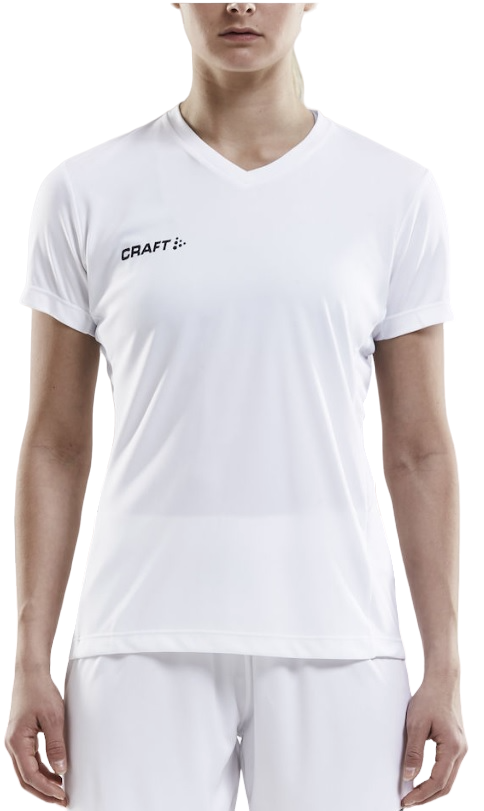 Тениска Craft Solid V-Neck Jersey T-Shirt Бяло | 1905566-1900, 0