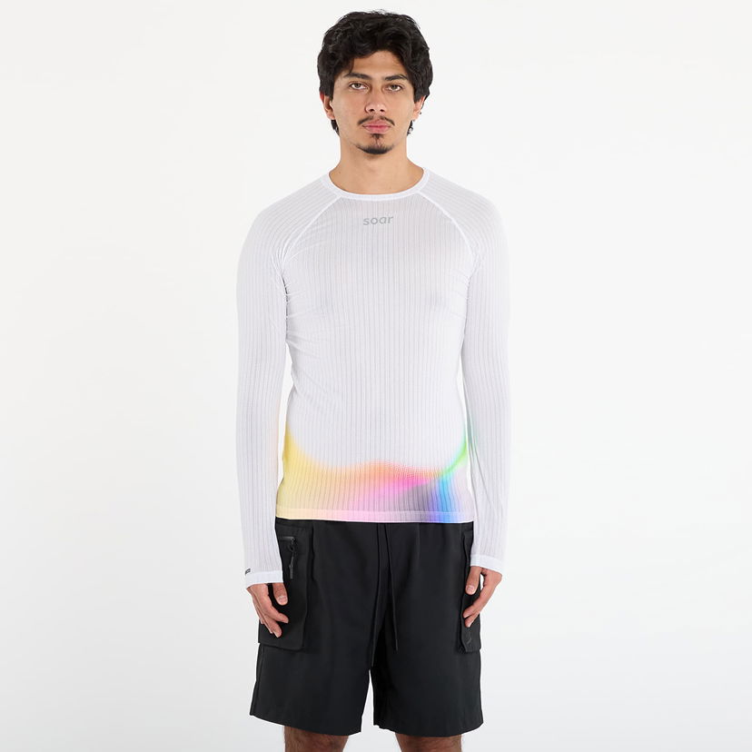 Тениска Soar Running Long Sleeve Race Base Top Многоцветен | AW25-SBL2M-WHI