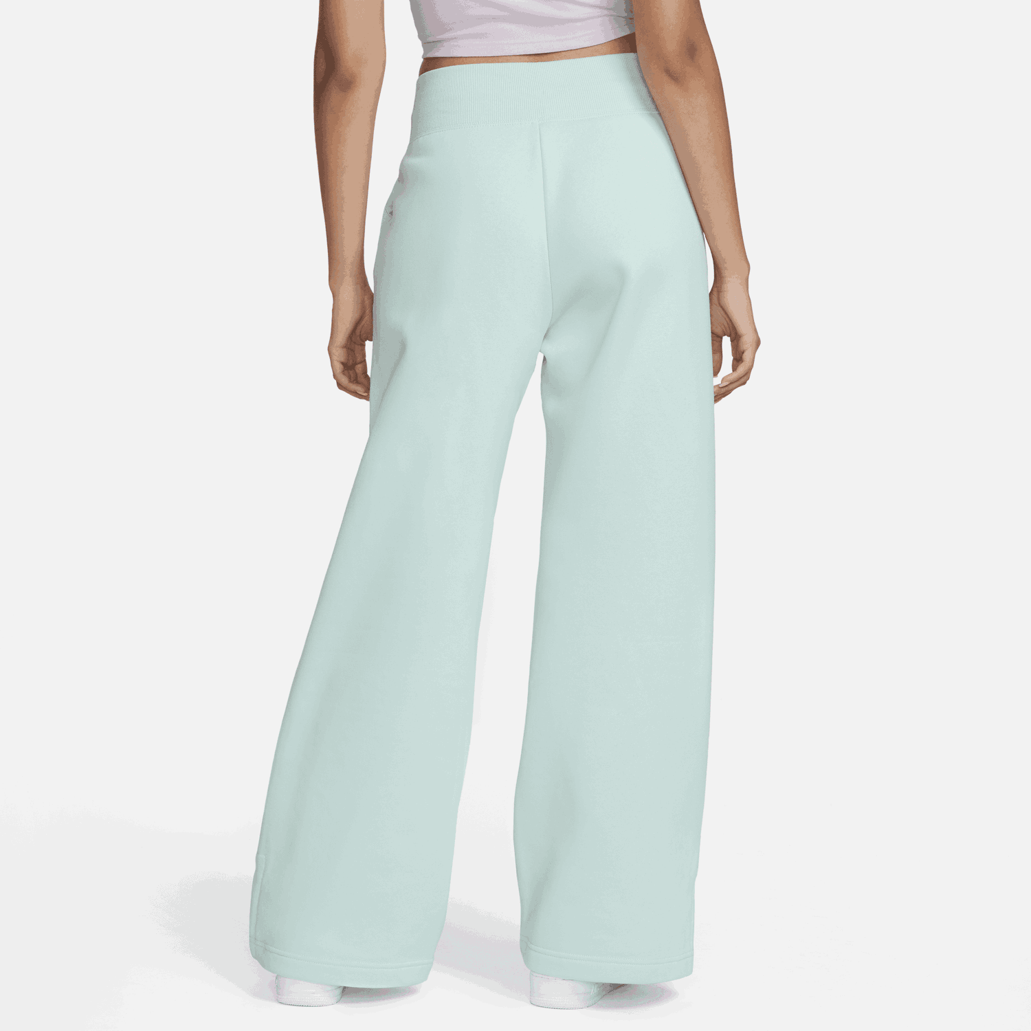 Спортни панталони Nike Sportswear Phoenix Fleece High-Waisted Wide Leg Tracksuit Bottoms Тюркоазено | DQ5615-346, 1