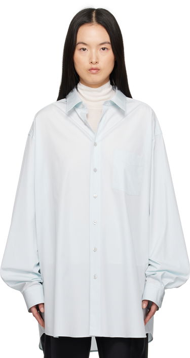 Риза Maison Margiela Maison Margiela Oversized Shirt Синьо | S51DT0017 M35397, 0