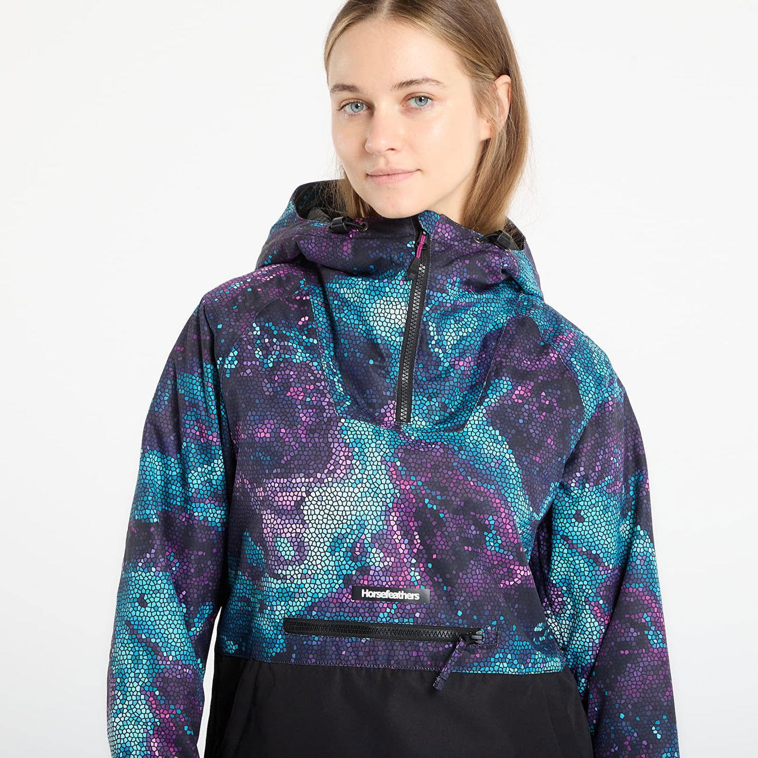 Яке Horsefeathers Fiora Anorak Jacket Mosaic Pattern Многоцветен | OW230B, 1
