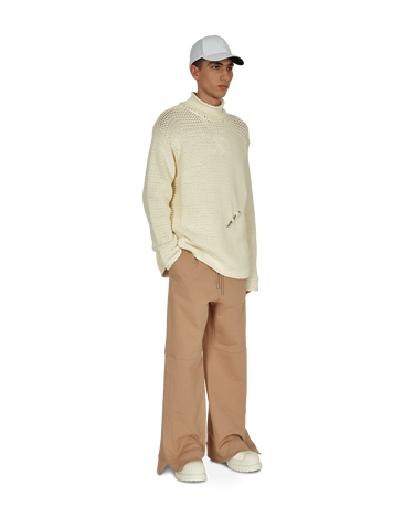 Пуловер Off-White Meteornail Knit Zip Mockneck Sweater Бежово | OMHA122F21KNI001 6161, 5