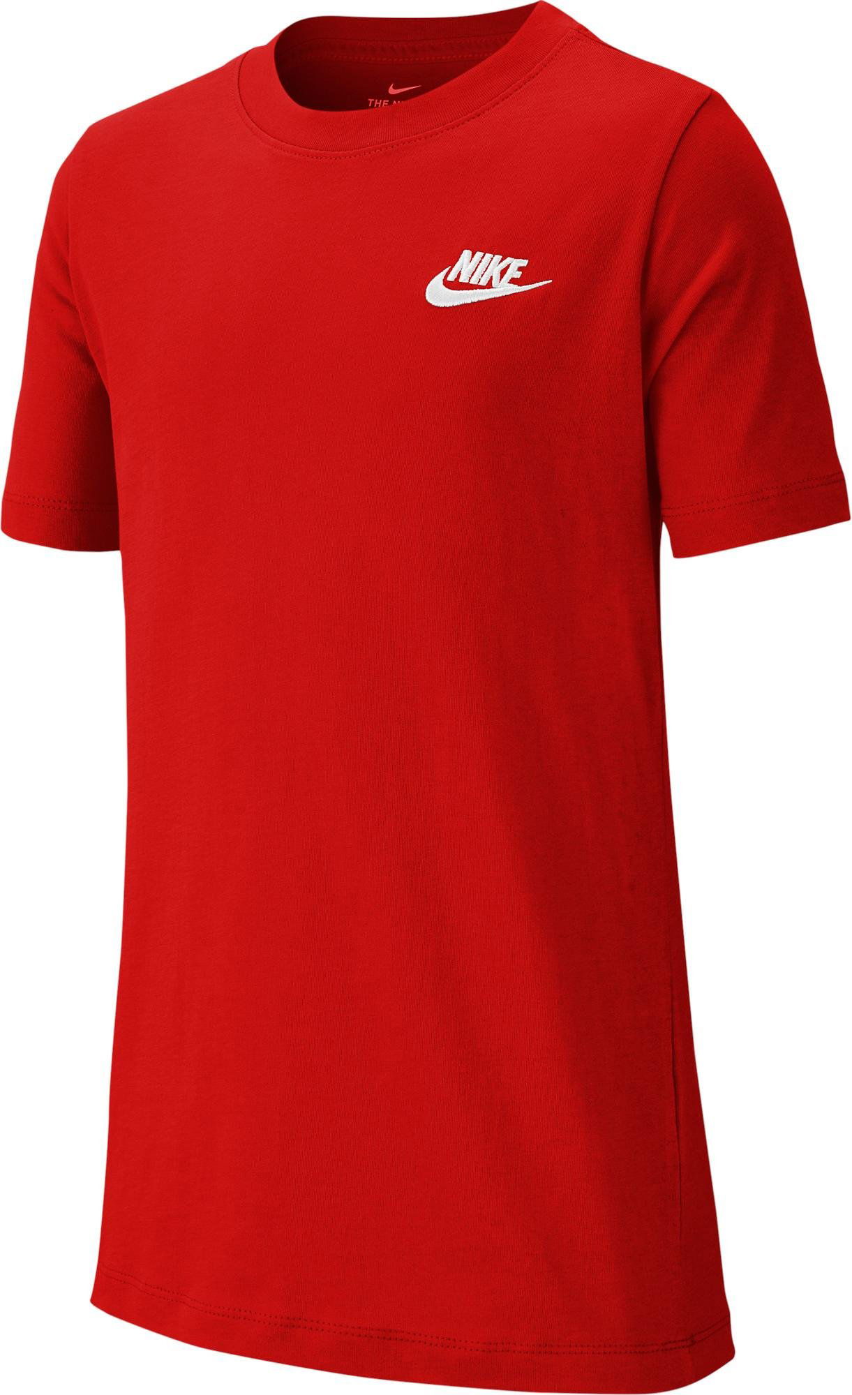 Тениска Nike NSW Futura Embroidered T-Shirt Червено | ar5254-657, 0