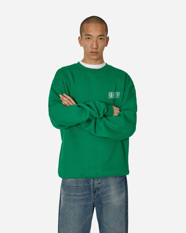 Logo Crewneck Sweatshirt Green